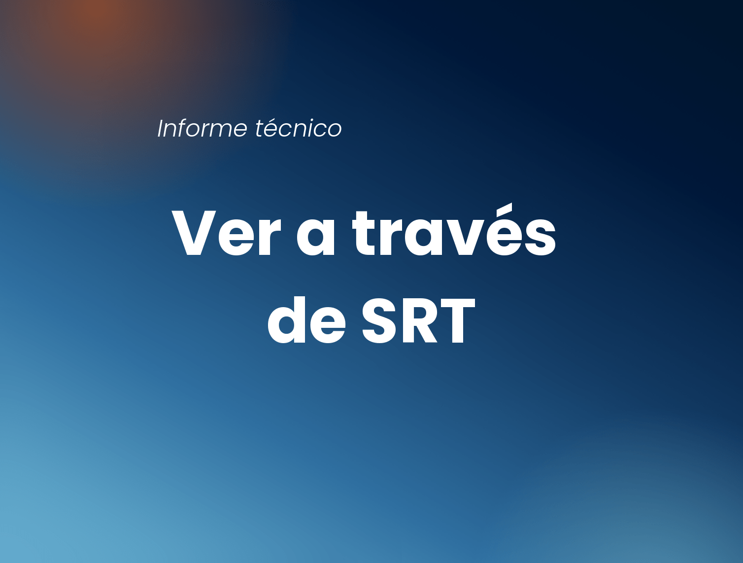 Monitorización de SRT para una entrega de vídeo fiable